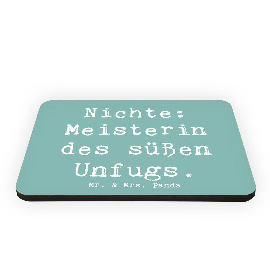 Magnet Saying Nichte: Meisterin des süßen Unfugs. Whiteboard Magnet, Kühlschrankmagnet, Souvenir Magnet, Kühlschrank Dekoration, Dekomagnet, Pinnwandmagnet, Notiz Magnet, Motivmagnete, Familie, Vatertag, Muttertag, Bruder, Schwester, Mama, Papa, Oma, Opa