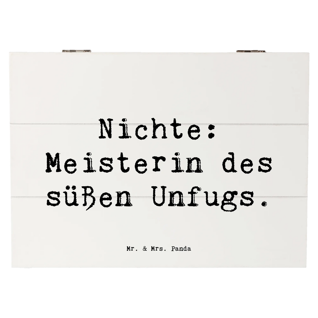 Holzkiste Spruch Nichte Meisterin Kiste, XXL, Schatulle, Geschenkbox, Truhe, Schatzkiste, Erinnerungsbox, Aufbewahrungsbox, Dekokiste, Geschenkdose, Erinnerungskiste, Holzkiste, Familie, Vatertag, Muttertag, Bruder, Schwester, Mama, Papa, Oma, Opa