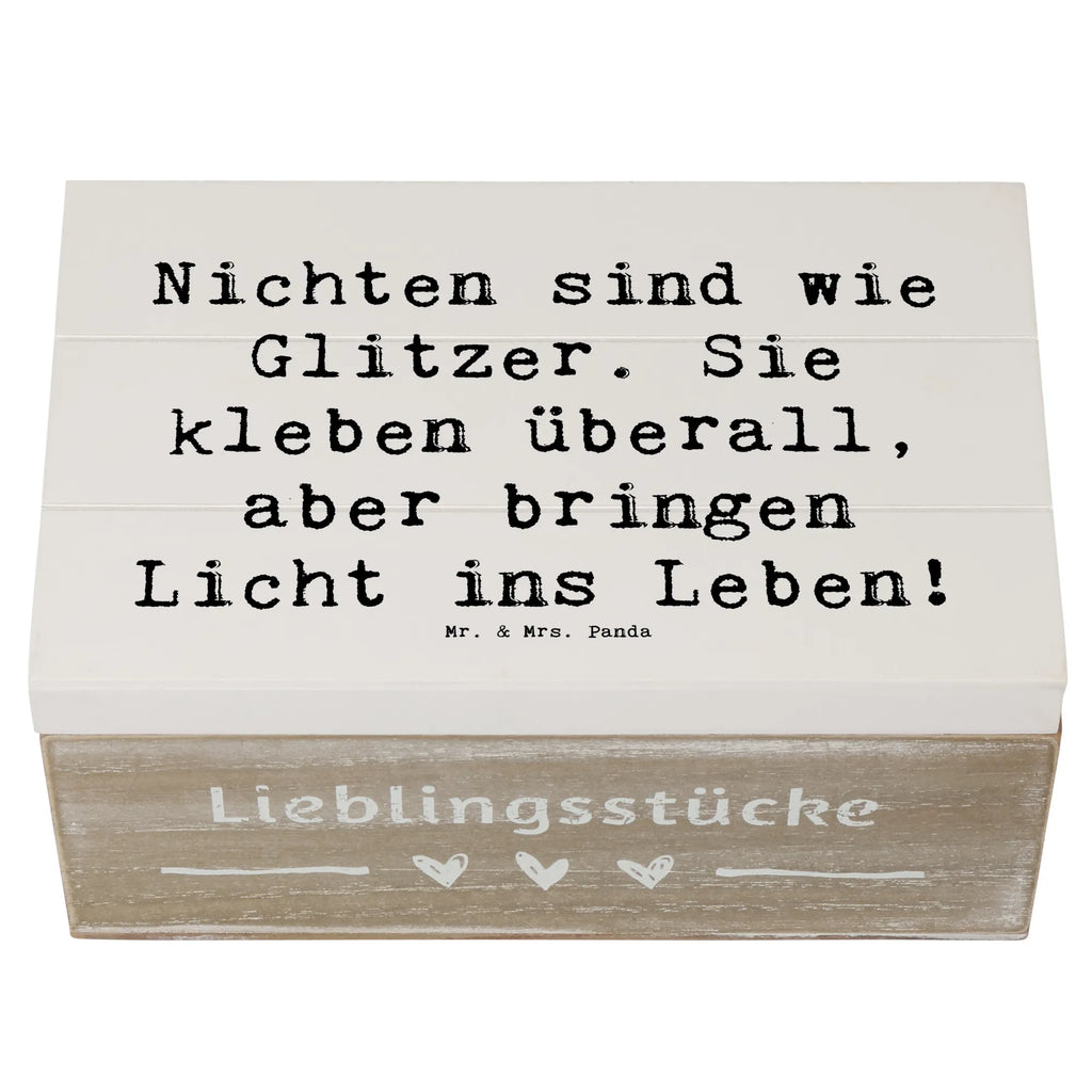 Holzkiste Spruch Nichte Glitzer Schatzkiste, Aufbewahrungsbox, Holzkiste, Dekokiste, XXL, Truhe, Erinnerungskiste, Geschenkbox, Schatulle, Erinnerungsbox, Kiste, Geschenkdose, Familie, Vatertag, Muttertag, Bruder, Schwester, Mama, Papa, Oma, Opa