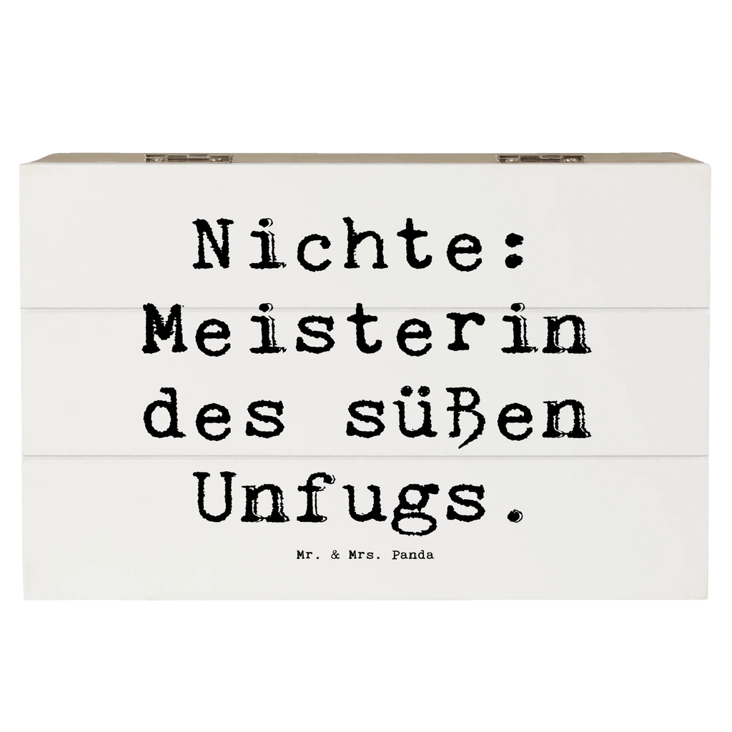 Holzkiste Spruch Nichte Meisterin Kiste, XXL, Schatulle, Geschenkbox, Truhe, Schatzkiste, Erinnerungsbox, Aufbewahrungsbox, Dekokiste, Geschenkdose, Erinnerungskiste, Holzkiste, Familie, Vatertag, Muttertag, Bruder, Schwester, Mama, Papa, Oma, Opa