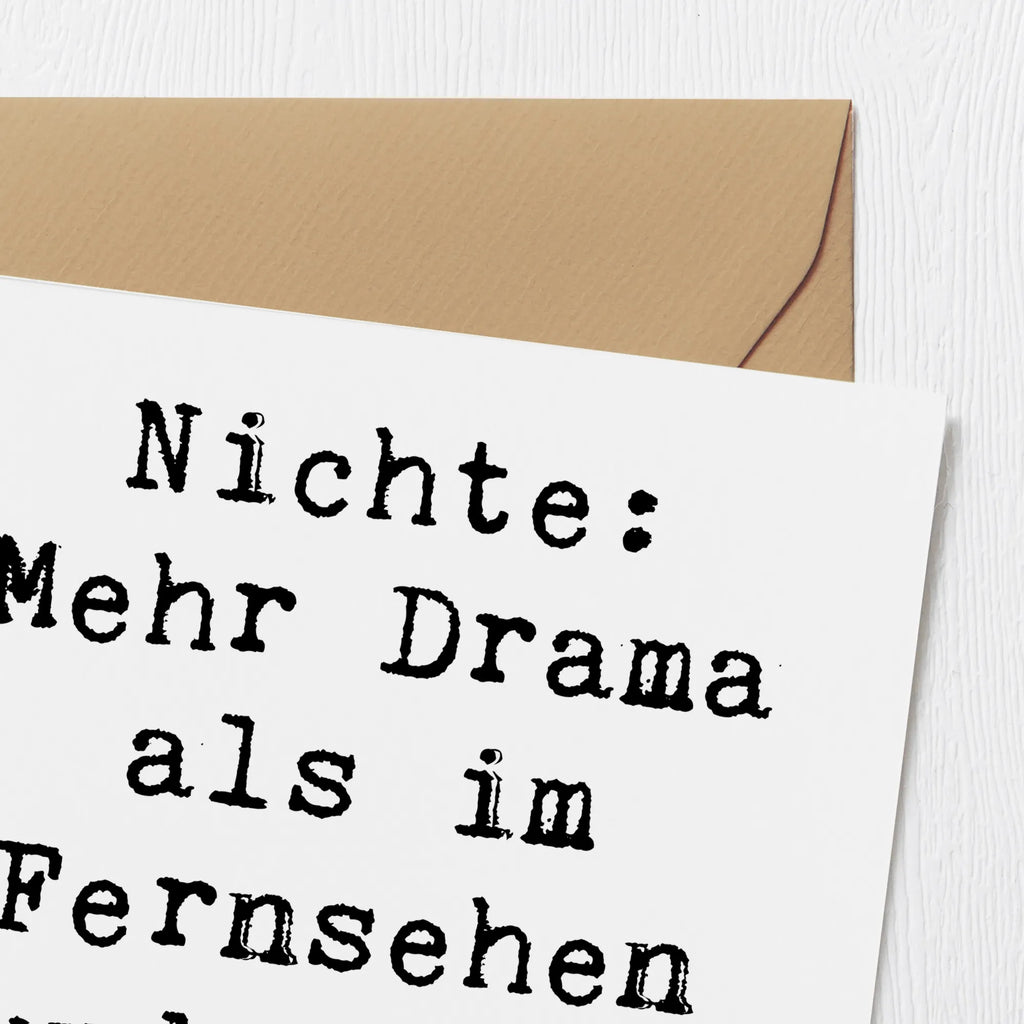 Deluxe Card Saying Nichte: Mehr Drama als im Fernsehen und süßer als Zucker! Glückwunschkarte, Hochwertige Klappkarte, Einladungskarte, Klappkarte, Geburtstagskarte, Grußkarte, Karte, Hochzeitskarte, Hochwertige Grußkarte, Familie, Vatertag, Muttertag, Bruder, Schwester, Mama, Papa, Oma, Opa