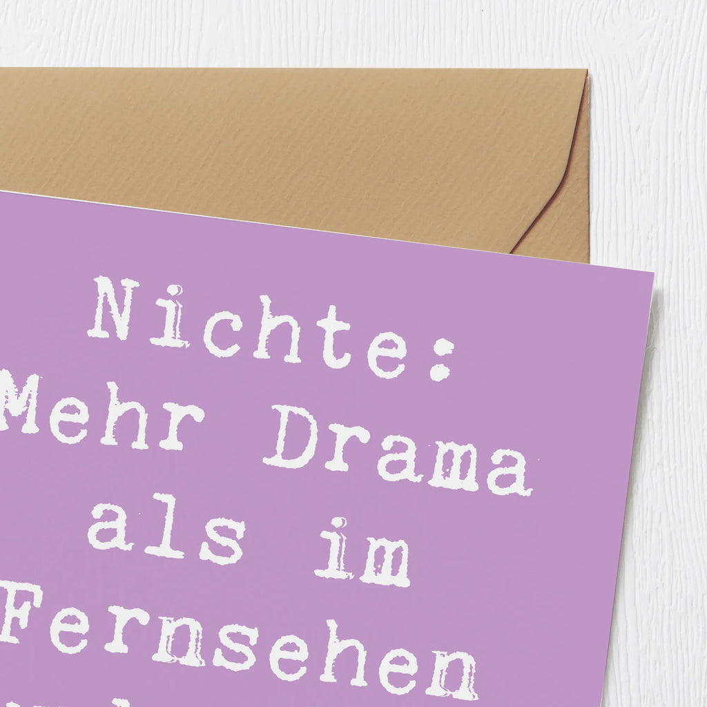 Deluxe Card Saying Nichte: Mehr Drama als im Fernsehen und süßer als Zucker! Glückwunschkarte, Hochwertige Klappkarte, Einladungskarte, Klappkarte, Geburtstagskarte, Grußkarte, Karte, Hochzeitskarte, Hochwertige Grußkarte, Familie, Vatertag, Muttertag, Bruder, Schwester, Mama, Papa, Oma, Opa