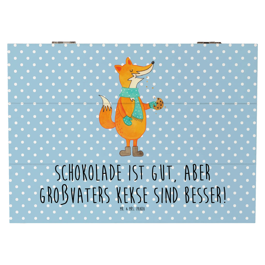 Holzkiste Großvaters Kekse XXL, Erinnerungsbox, Schatulle, Dekokiste, Erinnerungskiste, Geschenkbox, Holzkiste, Truhe, Geschenkdose, Schatzkiste, Kiste, Aufbewahrungsbox, Familie, Vatertag, Muttertag, Bruder, Schwester, Mama, Papa, Oma, Opa