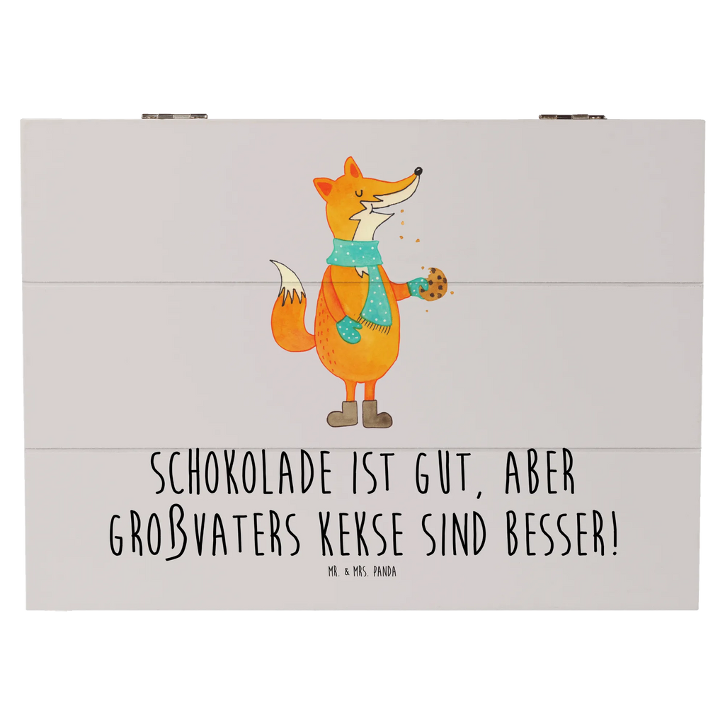 Holzkiste Großvaters Kekse XXL, Erinnerungsbox, Schatulle, Dekokiste, Erinnerungskiste, Geschenkbox, Holzkiste, Truhe, Geschenkdose, Schatzkiste, Kiste, Aufbewahrungsbox, Familie, Vatertag, Muttertag, Bruder, Schwester, Mama, Papa, Oma, Opa