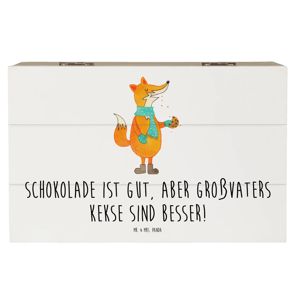 Holzkiste Großvaters Kekse XXL, Erinnerungsbox, Schatulle, Dekokiste, Erinnerungskiste, Geschenkbox, Holzkiste, Truhe, Geschenkdose, Schatzkiste, Kiste, Aufbewahrungsbox, Familie, Vatertag, Muttertag, Bruder, Schwester, Mama, Papa, Oma, Opa