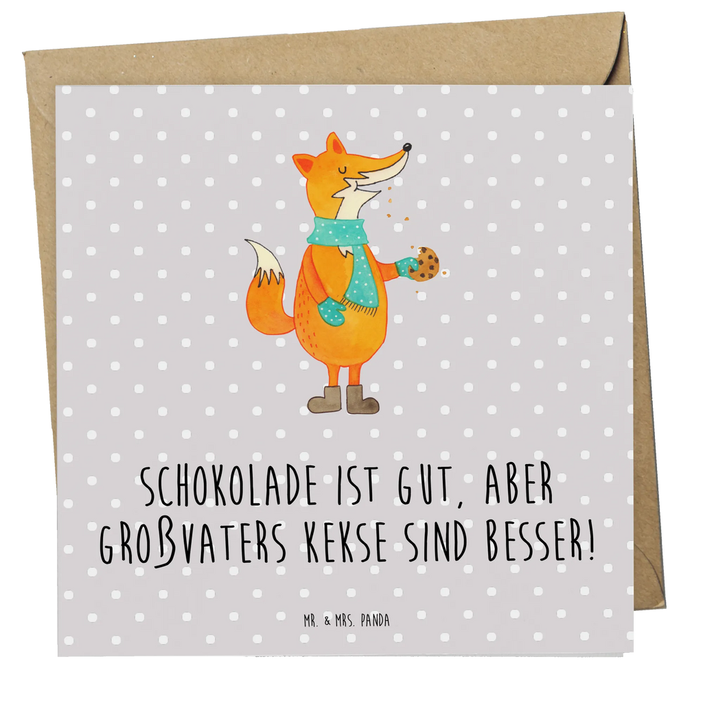 Deluxe Card Schokolade ist gut, aber Großvaters Kekse sind besser! Hochzeitskarte, Einladungskarte, Grußkarte, Klappkarte, Geburtstagskarte, Karte, Hochwertige Grußkarte, Hochwertige Klappkarte, Glückwunschkarte, Familie, Vatertag, Muttertag, Bruder, Schwester, Mama, Papa, Oma, Opa