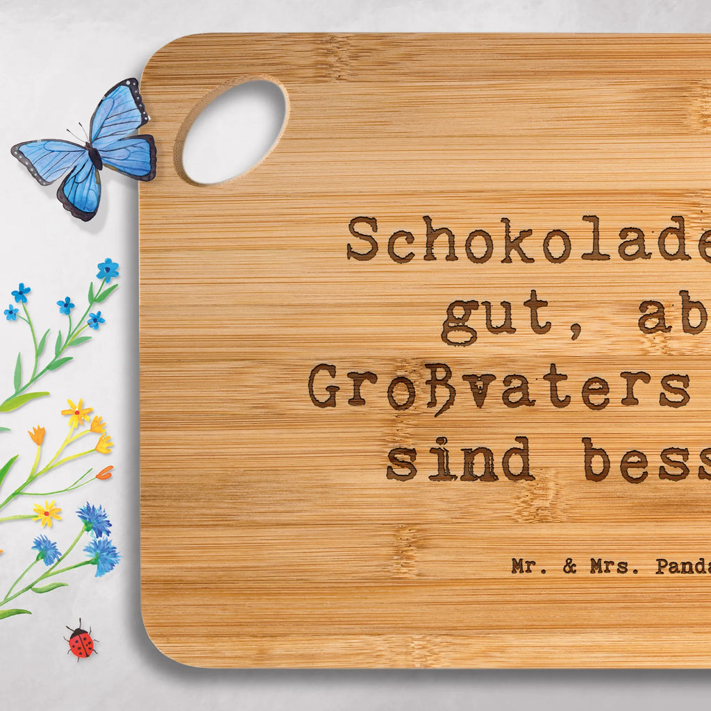 Bamboo chopping board Saying Schokolade ist gut, aber Großvaters Kekse sind besser! wood, breakfast, slices, solid, breakfast board, nature, board, kitchen board, kitchen, engraving, bamboo, cutting board, dulcimer, cutting block, robust, carving board, Family, Father's Day, Mother's Day, brother, sister, Mom, Dad