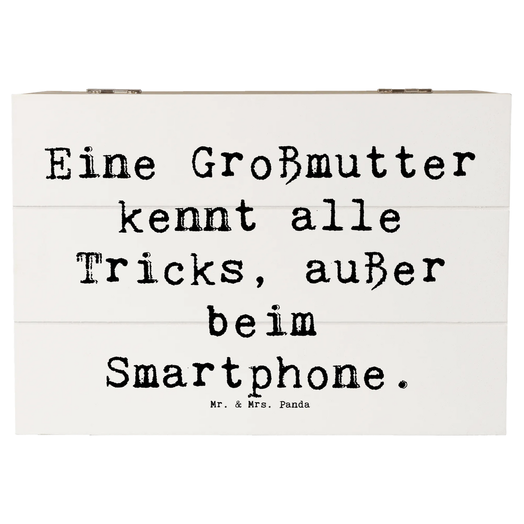 Holzkiste Spruch Großmutter Tricks Kiste, Holzkiste, Erinnerungskiste, Dekokiste, Geschenkdose, Erinnerungsbox, Aufbewahrungsbox, Truhe, Schatzkiste, Schatulle, Geschenkbox, XXL, Familie, Vatertag, Muttertag, Bruder, Schwester, Mama, Papa, Oma, Opa