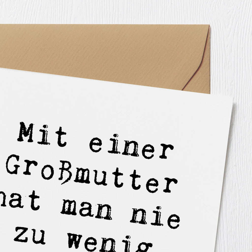 Deluxe Karte Spruch Großmutter Strickpullis Karte, Einladungskarte, Grußkarte, Hochwertige Klappkarte, Hochwertige Grußkarte, Geburtstagskarte, Klappkarte, Glückwunschkarte, Hochzeitskarte, Familie, Vatertag, Muttertag, Bruder, Schwester, Mama, Papa, Oma, Opa