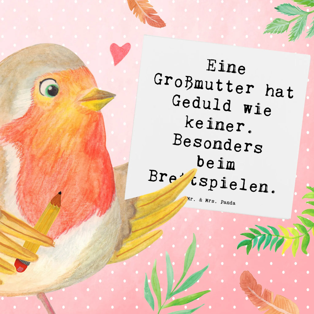 Deluxe Karte Spruch Großmutter Geduld Einladungskarte, Karte, Hochzeitskarte, Hochwertige Klappkarte, Geburtstagskarte, Glückwunschkarte, Grußkarte, Hochwertige Grußkarte, Klappkarte, Familie, Vatertag, Muttertag, Bruder, Schwester, Mama, Papa, Oma, Opa