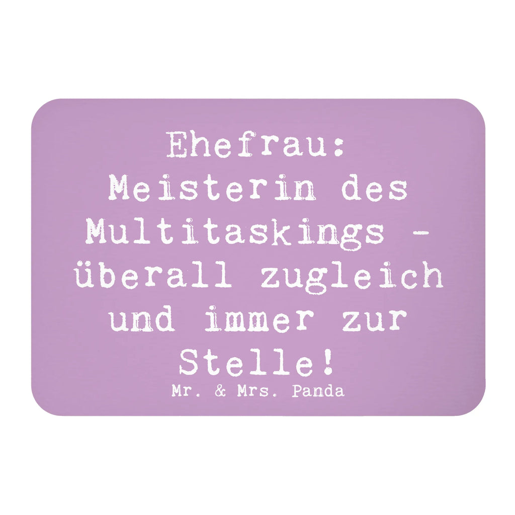 Magnet Saying Ehefrau: Meisterin des Multitaskings - überall zugleich und immer zur Stelle! Pinnwandmagnet, Souvenir Magnet, Kühlschrankmagnet, Motivmagnete, Notiz Magnet, Whiteboard Magnet, Kühlschrank Dekoration, Dekomagnet, Familie, Vatertag, Muttertag, Bruder, Schwester, Mama, Papa, Oma, Opa