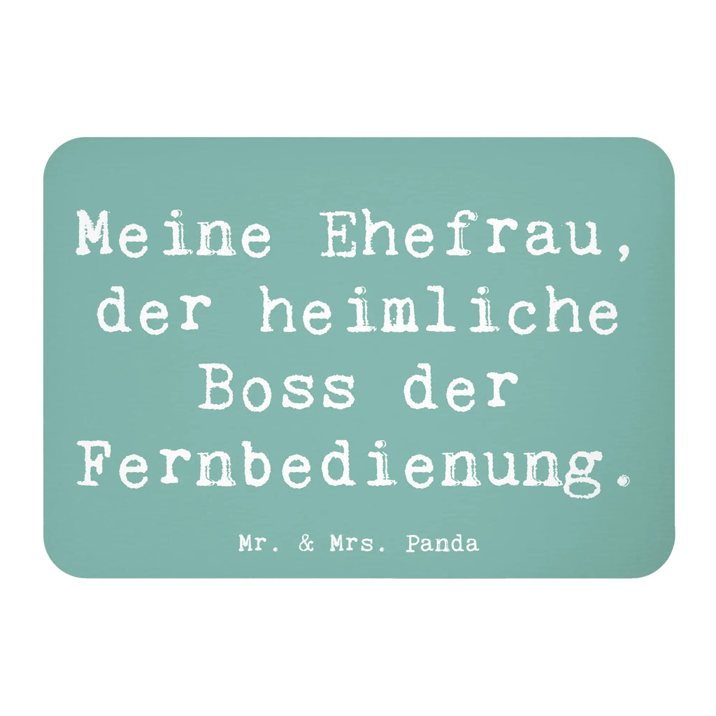 Magnet Saying Meine Ehefrau, der heimliche Boss der Fernbedienung. Kühlschrankmagnet, Pinnwandmagnet, Souvenir Magnet, Motivmagnete, Dekomagnet, Whiteboard Magnet, Notiz Magnet, Kühlschrank Dekoration, Familie, Vatertag, Muttertag, Bruder, Schwester, Mama, Papa, Oma, Opa