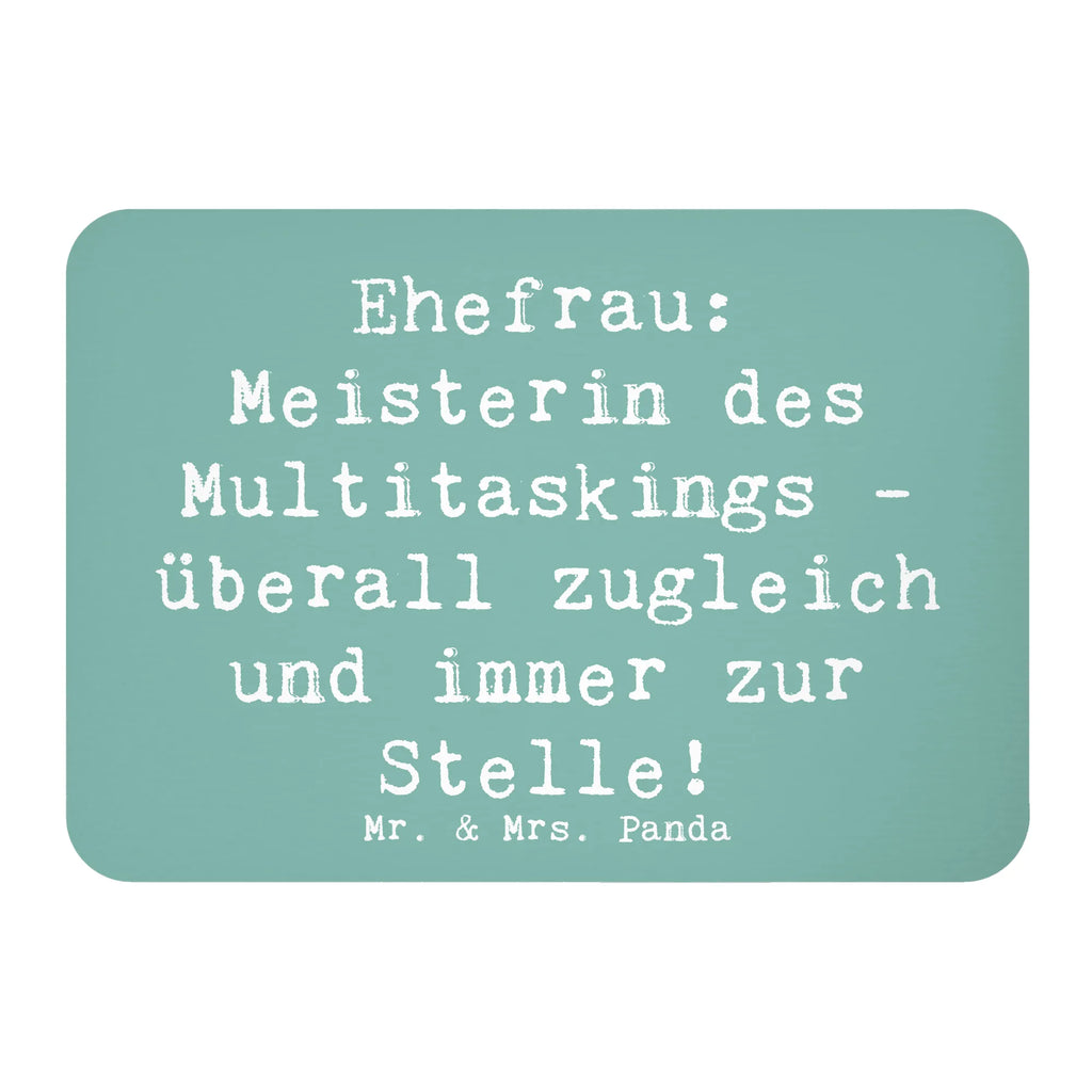 Magnet Saying Ehefrau: Meisterin des Multitaskings - überall zugleich und immer zur Stelle! Pinnwandmagnet, Souvenir Magnet, Kühlschrankmagnet, Motivmagnete, Notiz Magnet, Whiteboard Magnet, Kühlschrank Dekoration, Dekomagnet, Familie, Vatertag, Muttertag, Bruder, Schwester, Mama, Papa, Oma, Opa