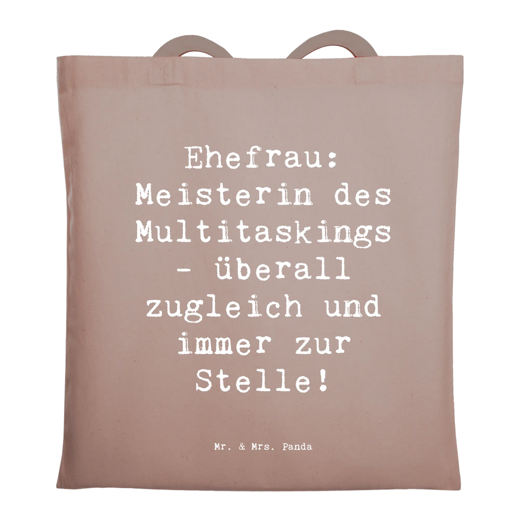 Tragetasche Spruch Ehefrau Meisterin Beuteltasche, Beutel, Umhängetasche, Einkaufstüte, Jutetasche, Jutebeutel, Stoffbeutel, Badetasche, Einkaufstasche, Stofftasche, Schultertasche, Tasche, Shopper, Tragetasche, Laptoptasche, Strandtasche, Familie, Vatertag, Muttertag, Bruder, Schwester, Mama, Papa, Oma, Opa