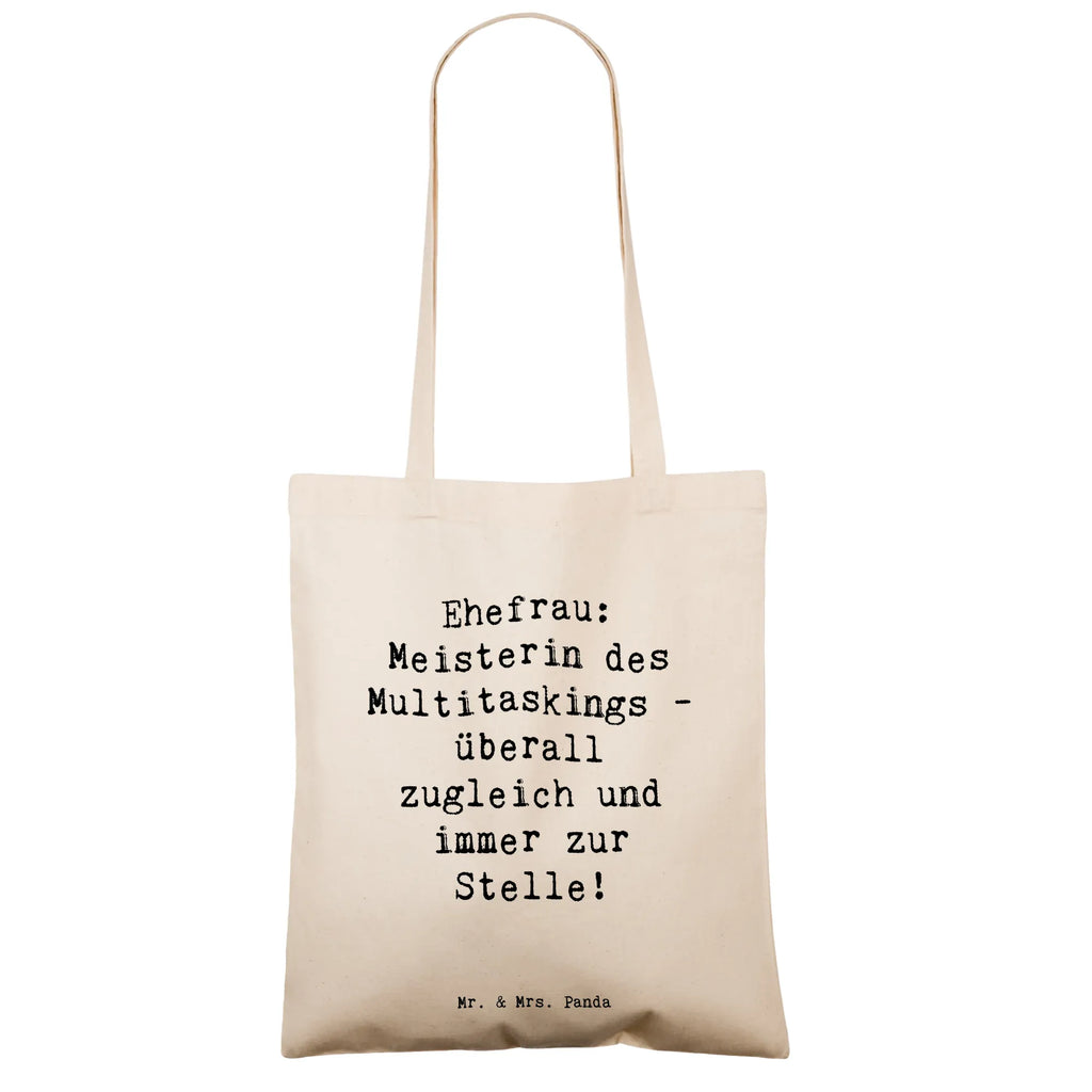 Tragetasche Spruch Ehefrau Meisterin Beuteltasche, Beutel, Umhängetasche, Einkaufstüte, Jutetasche, Jutebeutel, Stoffbeutel, Badetasche, Einkaufstasche, Stofftasche, Schultertasche, Tasche, Shopper, Tragetasche, Laptoptasche, Strandtasche, Familie, Vatertag, Muttertag, Bruder, Schwester, Mama, Papa, Oma, Opa