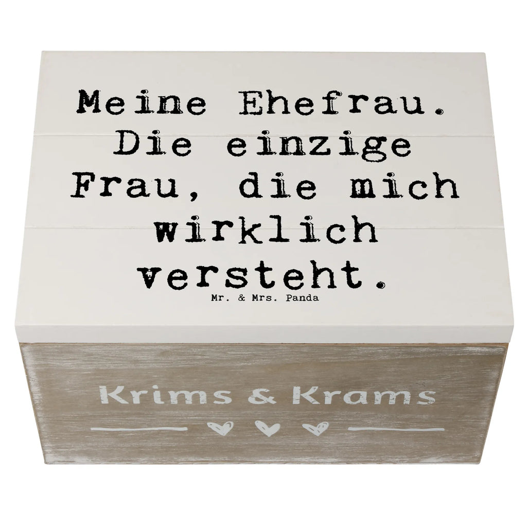 Holzkiste Spruch Ehefrau Verständnis Schatzkiste, Dekokiste, Geschenkdose, Aufbewahrungsbox, Kiste, Holzkiste, Schatulle, Geschenkbox, Erinnerungskiste, XXL, Erinnerungsbox, Truhe, Familie, Vatertag, Muttertag, Bruder, Schwester, Mama, Papa, Oma, Opa