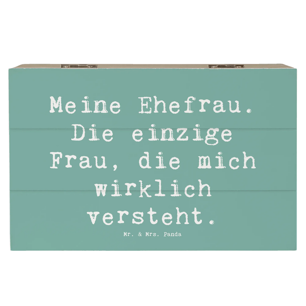 Holzkiste Spruch Ehefrau Verständnis Schatzkiste, Dekokiste, Geschenkdose, Aufbewahrungsbox, Kiste, Holzkiste, Schatulle, Geschenkbox, Erinnerungskiste, XXL, Erinnerungsbox, Truhe, Familie, Vatertag, Muttertag, Bruder, Schwester, Mama, Papa, Oma, Opa