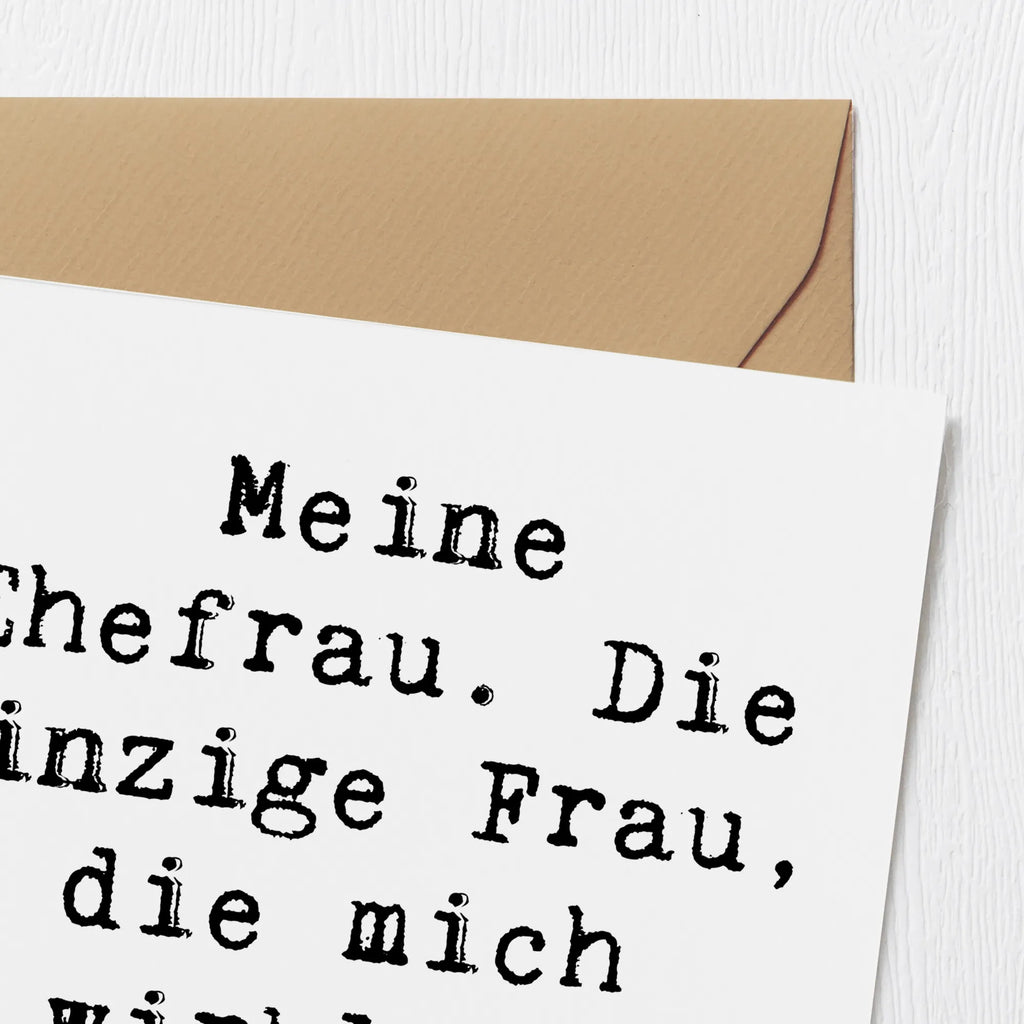 Deluxe Karte Spruch Ehefrau Verständnis Karte, Einladungskarte, Glückwunschkarte, Klappkarte, Hochzeitskarte, Grußkarte, Geburtstagskarte, Hochwertige Klappkarte, Hochwertige Grußkarte, Familie, Vatertag, Muttertag, Bruder, Schwester, Mama, Papa, Oma, Opa