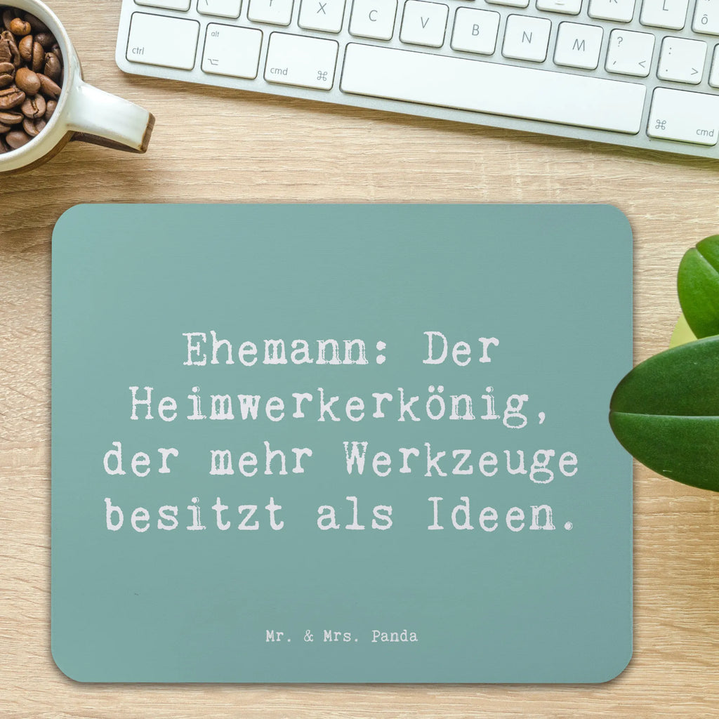 Mauspad Spruch Ehemann Heimwerker Mousepad, Mauspad Büro, Mausunterlage, Computer zubehör, Mauspad, Büroausstattung, Arbeitszimmer, Einzigartiges Mauspad, PC Zubehör, Designer Mauspad, Familie, Vatertag, Muttertag, Bruder, Schwester, Mama, Papa, Oma, Opa