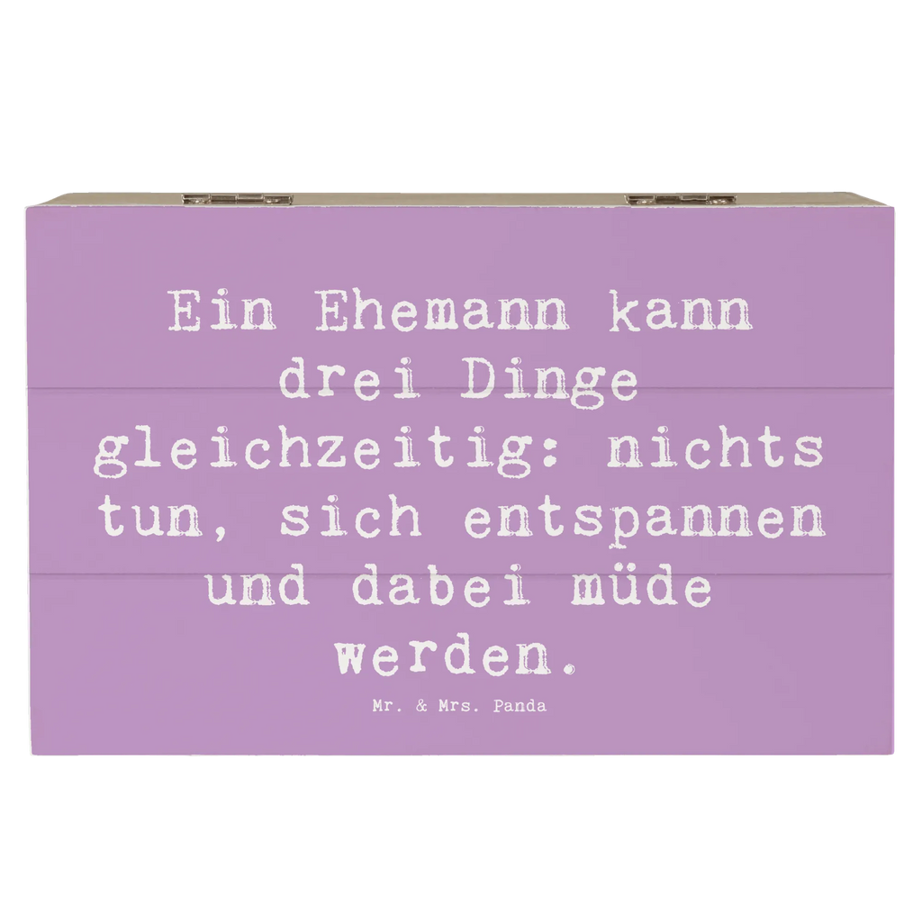 Holzkiste Spruch Ehemann Fähigkeiten Schatulle, XXL, Truhe, Geschenkbox, Erinnerungskiste, Erinnerungsbox, Dekokiste, Geschenkdose, Kiste, Schatzkiste, Holzkiste, Aufbewahrungsbox, Familie, Vatertag, Muttertag, Bruder, Schwester, Mama, Papa, Oma, Opa
