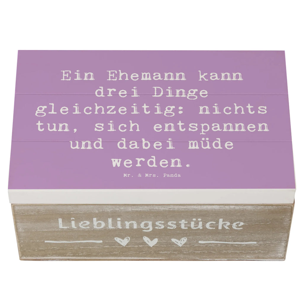 Holzkiste Spruch Ehemann Fähigkeiten Schatulle, XXL, Truhe, Geschenkbox, Erinnerungskiste, Erinnerungsbox, Dekokiste, Geschenkdose, Kiste, Schatzkiste, Holzkiste, Aufbewahrungsbox, Familie, Vatertag, Muttertag, Bruder, Schwester, Mama, Papa, Oma, Opa