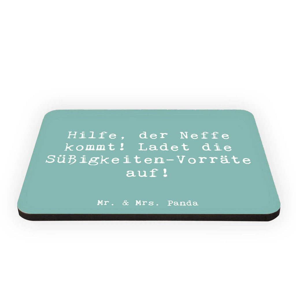 Magnet Saying Hilfe, der Neffe kommt! Ladet die Süßigkeiten-Vorräte auf! Kühlschrankmagnet, Pinnwandmagnet, Souvenir Magnet, Motivmagnete, Dekomagnet, Whiteboard Magnet, Notiz Magnet, Kühlschrank Dekoration, Familie, Vatertag, Muttertag, Bruder, Schwester, Mama, Papa, Oma, Opa