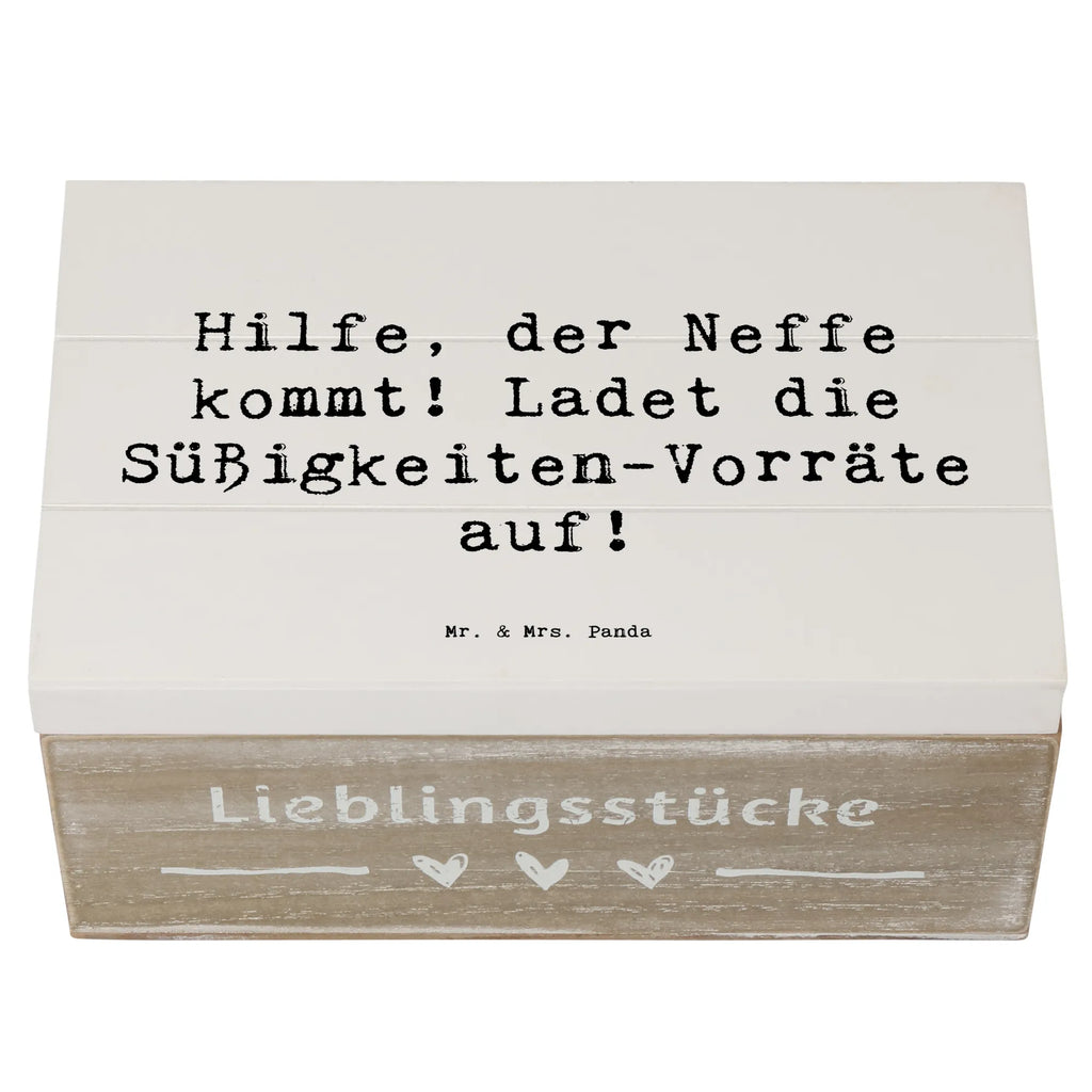Holzkiste Spruch Neffe Besuch Kiste, Truhe, Schatzkiste, Geschenkbox, Erinnerungsbox, Schatulle, Dekokiste, Aufbewahrungsbox, Erinnerungskiste, Holzkiste, Geschenkdose, XXL, Familie, Vatertag, Muttertag, Bruder, Schwester, Mama, Papa, Oma, Opa