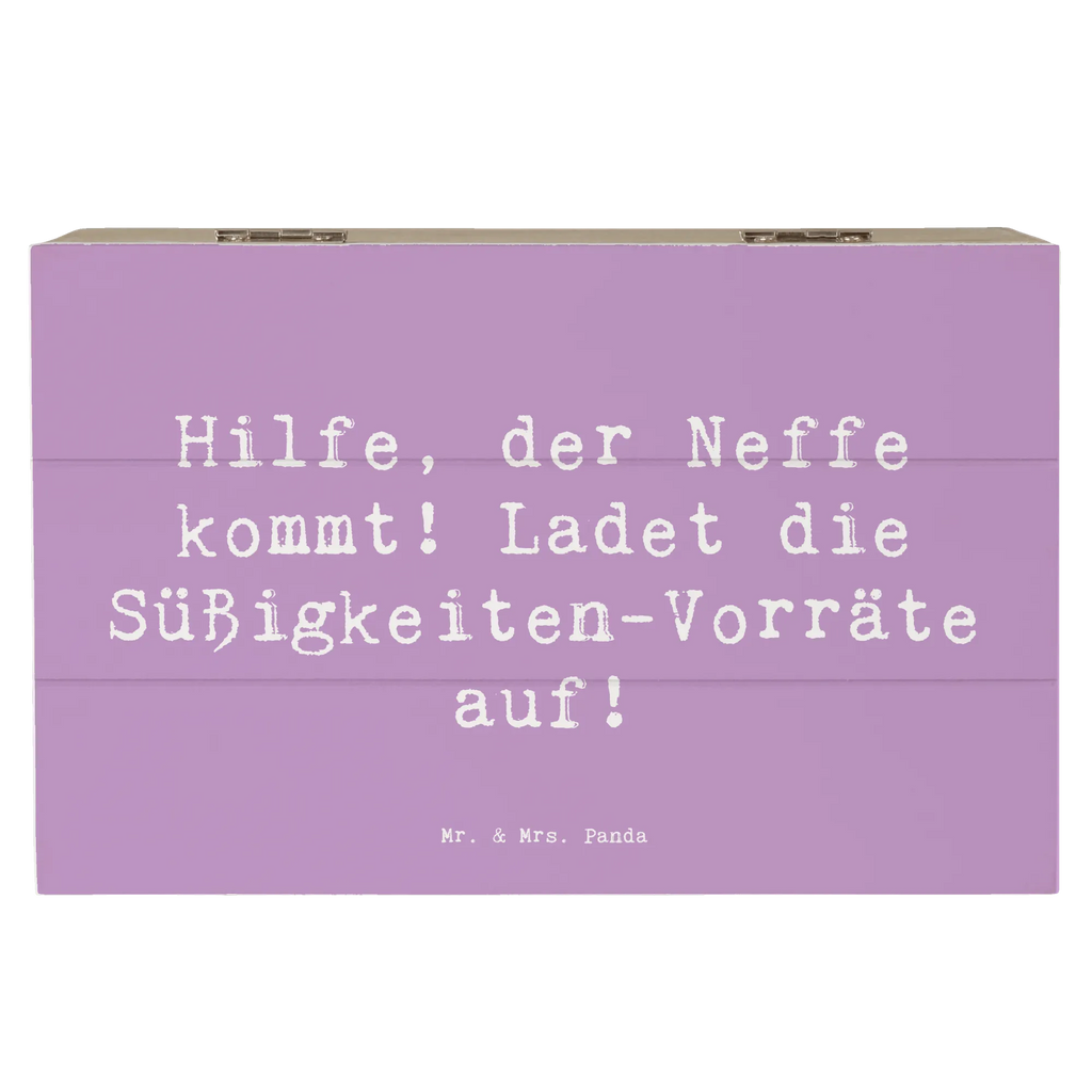 Holzkiste Spruch Neffe Besuch Kiste, Truhe, Schatzkiste, Geschenkbox, Erinnerungsbox, Schatulle, Dekokiste, Aufbewahrungsbox, Erinnerungskiste, Holzkiste, Geschenkdose, XXL, Familie, Vatertag, Muttertag, Bruder, Schwester, Mama, Papa, Oma, Opa