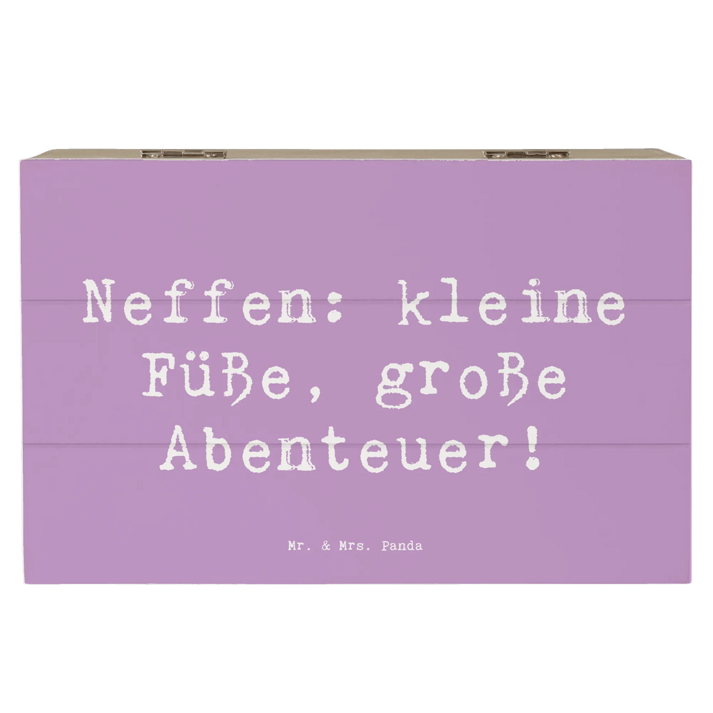 Holzkiste Spruch Neffe Abenteuer Aufbewahrungsbox, Dekokiste, Geschenkdose, Kiste, Geschenkbox, Truhe, XXL, Erinnerungskiste, Schatzkiste, Schatulle, Holzkiste, Erinnerungsbox, Familie, Vatertag, Muttertag, Bruder, Schwester, Mama, Papa, Oma, Opa