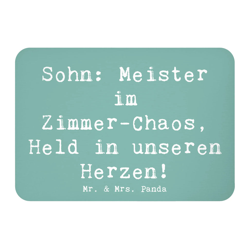 Magnet Saying Sohn: Meister im Zimmer-Chaos, Held in unseren Herzen! Kühlschrankmagnet, Pinnwandmagnet, Souvenir Magnet, Motivmagnete, Dekomagnet, Whiteboard Magnet, Notiz Magnet, Kühlschrank Dekoration, Familie, Vatertag, Muttertag, Bruder, Schwester, Mama, Papa, Oma, Opa