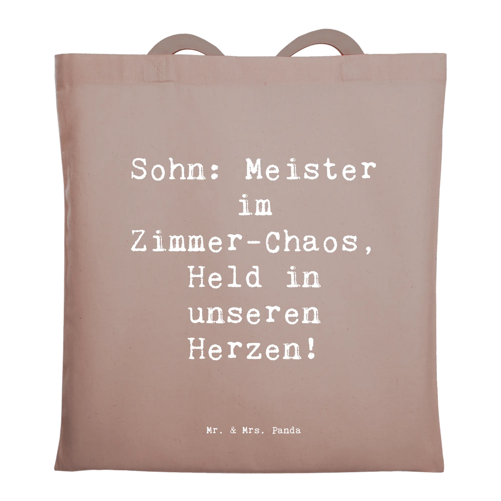 Tragetasche Spruch Sohn Chaosheld Beuteltasche, Beutel, Einkaufstasche, Jutebeutel, Stoffbeutel, Tasche, Shopper, Umhängetasche, Strandtasche, Schultertasche, Stofftasche, Tragetasche, Badetasche, Jutetasche, Einkaufstüte, Laptoptasche, Familie, Vatertag, Muttertag, Bruder, Schwester, Mama, Papa, Oma, Opa