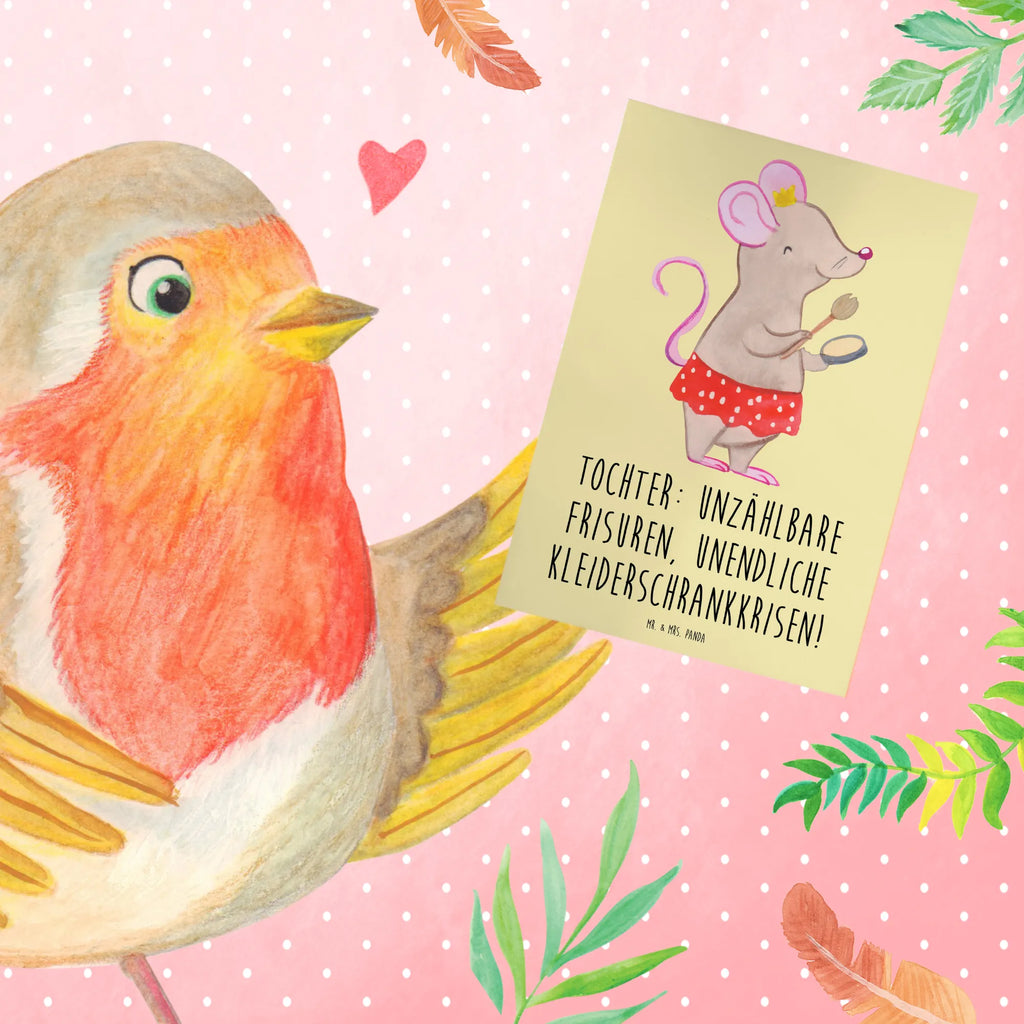 Grußkarte Tochter Mode Karte, Klappkarte, Einladungskarte, Grußkarte, Geburtstagskarte, Hochzeitskarte, Ansichtskarten, Glückwunschkarte, Familie, Vatertag, Muttertag, Bruder, Schwester, Mama, Papa, Oma, Opa