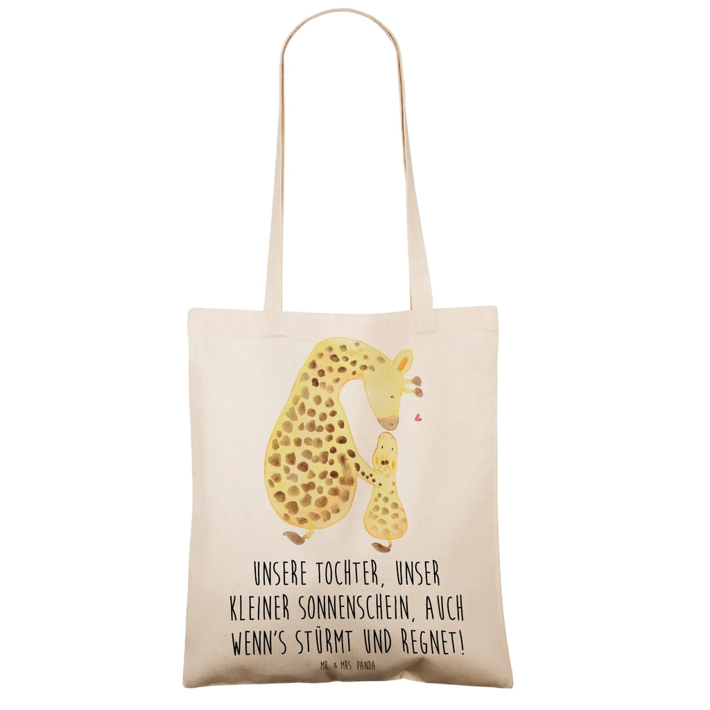 Tote bag Unsere Tochter, unser kleiner Sonnenschein, auch wenn's stürmt und regnet! Einkaufstüte, Badetasche, Strandtasche, Schultertasche, Stofftasche, Beuteltasche, Tragetasche, Umhängetasche, Jutebeutel, Shopper, Laptoptasche, Stoffbeutel, Beutel, Einkaufstasche, Tasche, Jutetasche, Familie, Vatertag, Muttertag, Bruder, Schwester, Mama, Papa, Oma, Opa