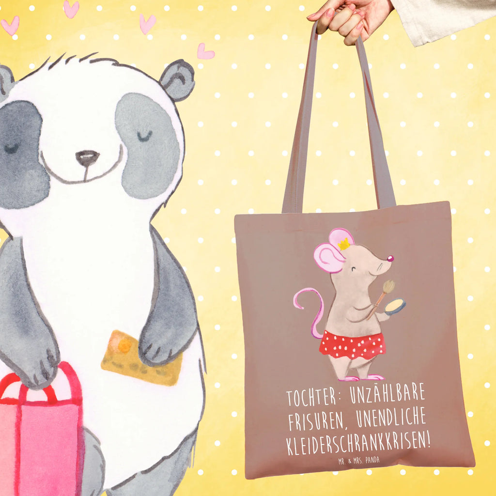 Tote bag Tochter: Unzählbare Frisuren, unendliche Kleiderschrankkrisen! Tragetasche, Stofftasche, Laptoptasche, Badetasche, Shopper, Strandtasche, Tasche, Einkaufstasche, Umhängetasche, Stoffbeutel, Einkaufstüte, Beutel, Beuteltasche, Schultertasche, Jutetasche, Jutebeutel, Familie, Vatertag, Muttertag, Bruder, Schwester, Mama, Papa, Oma, Opa