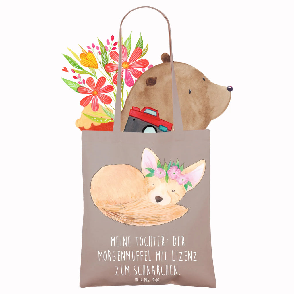 Tragetasche Tochter Morgenmuffel Beutel, Strandtasche, Einkaufstasche, Beuteltasche, Einkaufstüte, Jutetasche, Laptoptasche, Tasche, Jutebeutel, Umhängetasche, Stoffbeutel, Shopper, Schultertasche, Stofftasche, Tragetasche, Badetasche, Familie, Vatertag, Muttertag, Bruder, Schwester, Mama, Papa, Oma, Opa