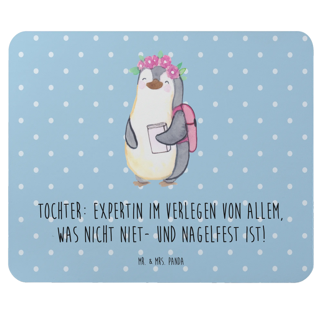 Mouse mat Tochter: Expertin im Verlegen von allem, was nicht niet- und nagelfest ist! PC Zubehör, Büroausstattung, Mauspad Büro, Mauspad, Computer zubehör, Einzigartiges Mauspad, Designer Mauspad, Mousepad, Mausunterlage, Arbeitszimmer, Familie, Vatertag, Muttertag, Bruder, Schwester, Mama, Papa, Oma, Opa