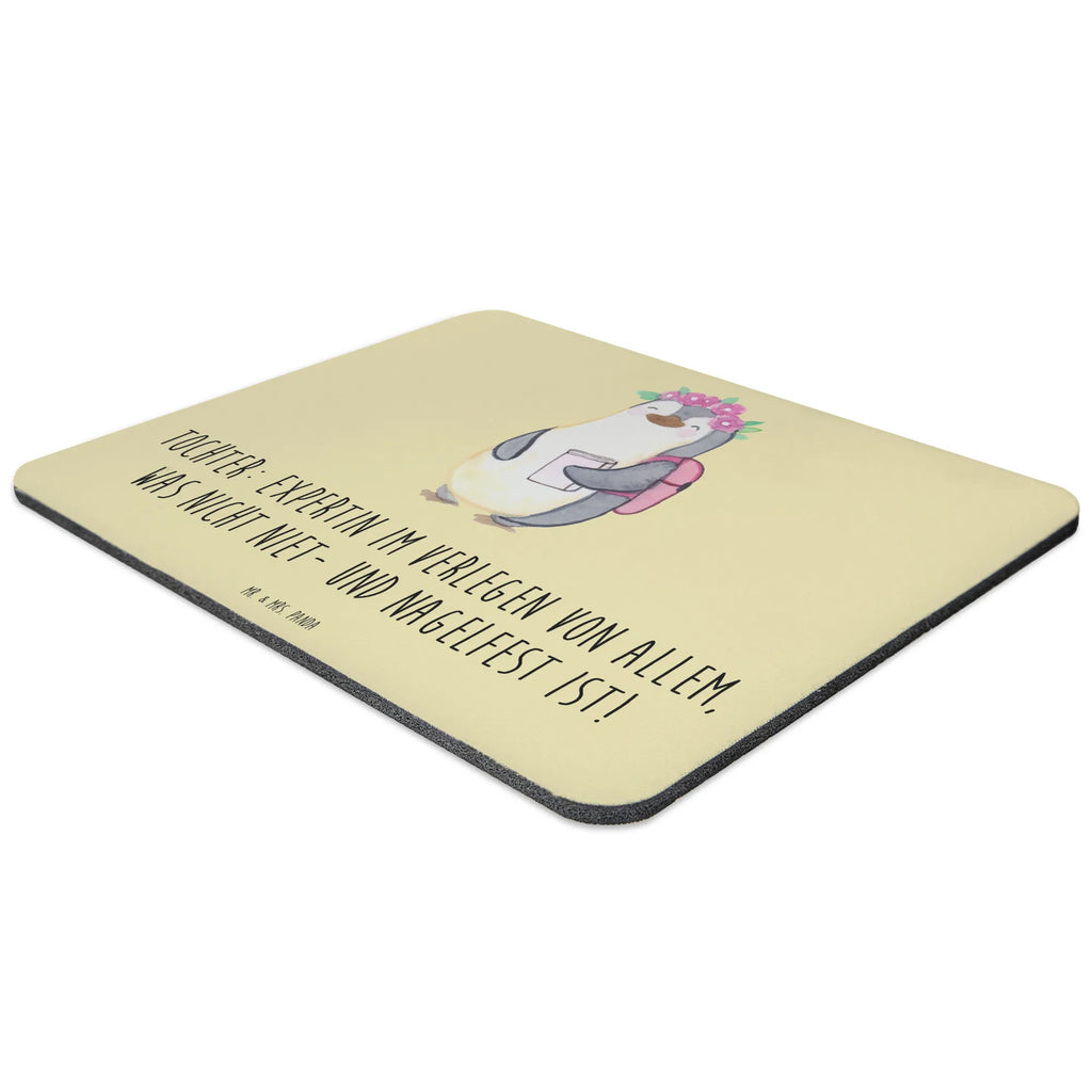 Mouse mat Tochter: Expertin im Verlegen von allem, was nicht niet- und nagelfest ist! PC Zubehör, Büroausstattung, Mauspad Büro, Mauspad, Computer zubehör, Einzigartiges Mauspad, Designer Mauspad, Mousepad, Mausunterlage, Arbeitszimmer, Familie, Vatertag, Muttertag, Bruder, Schwester, Mama, Papa, Oma, Opa