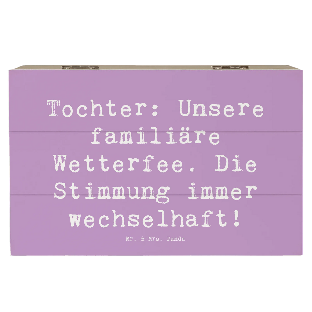 Holzkiste Spruch Tochter Wetterfee Kiste, Geschenkdose, Schatulle, Erinnerungskiste, Schatzkiste, Erinnerungsbox, XXL, Aufbewahrungsbox, Truhe, Holzkiste, Dekokiste, Geschenkbox, Familie, Vatertag, Muttertag, Bruder, Schwester, Mama, Papa, Oma, Opa