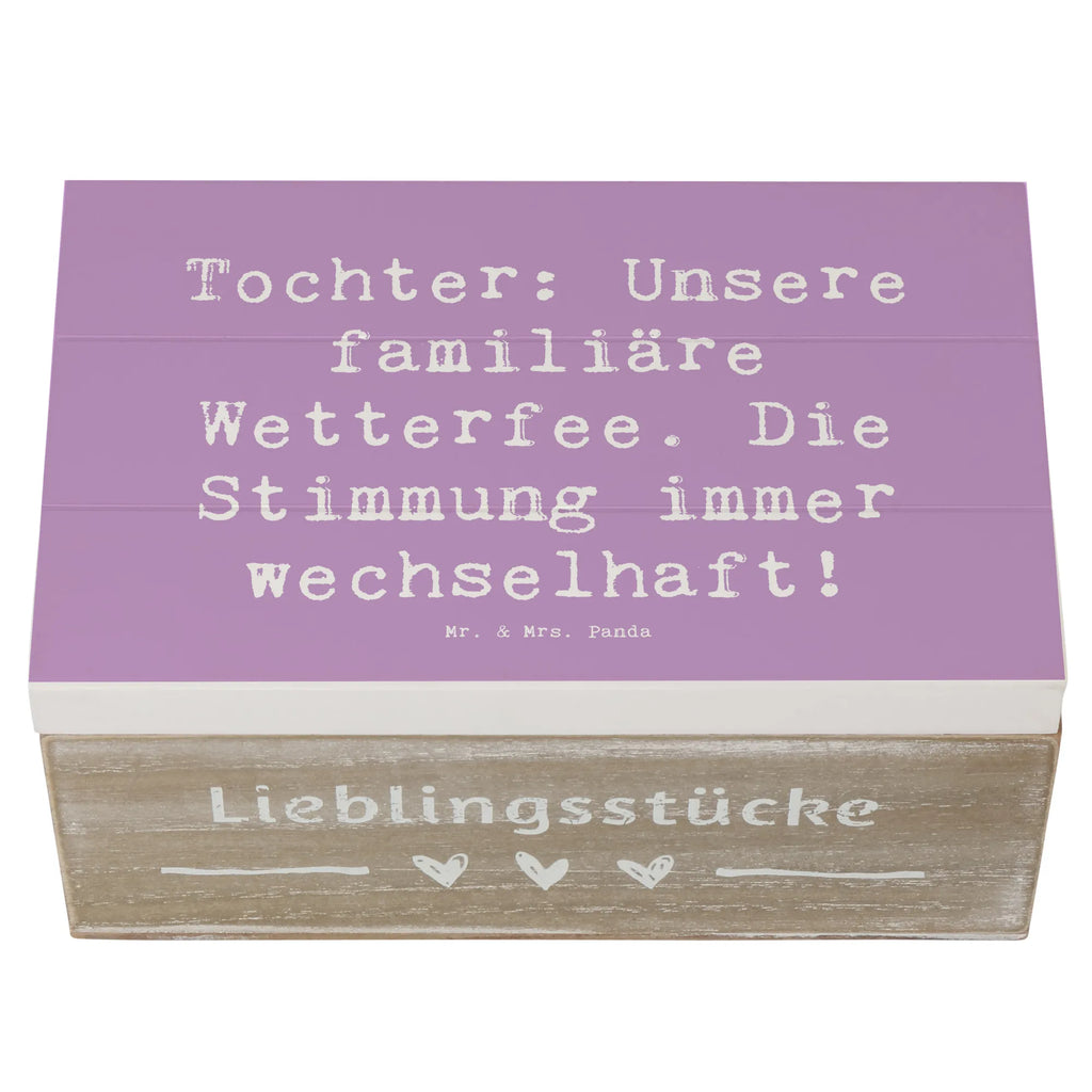 Holzkiste Spruch Tochter Wetterfee Kiste, Geschenkdose, Schatulle, Erinnerungskiste, Schatzkiste, Erinnerungsbox, XXL, Aufbewahrungsbox, Truhe, Holzkiste, Dekokiste, Geschenkbox, Familie, Vatertag, Muttertag, Bruder, Schwester, Mama, Papa, Oma, Opa