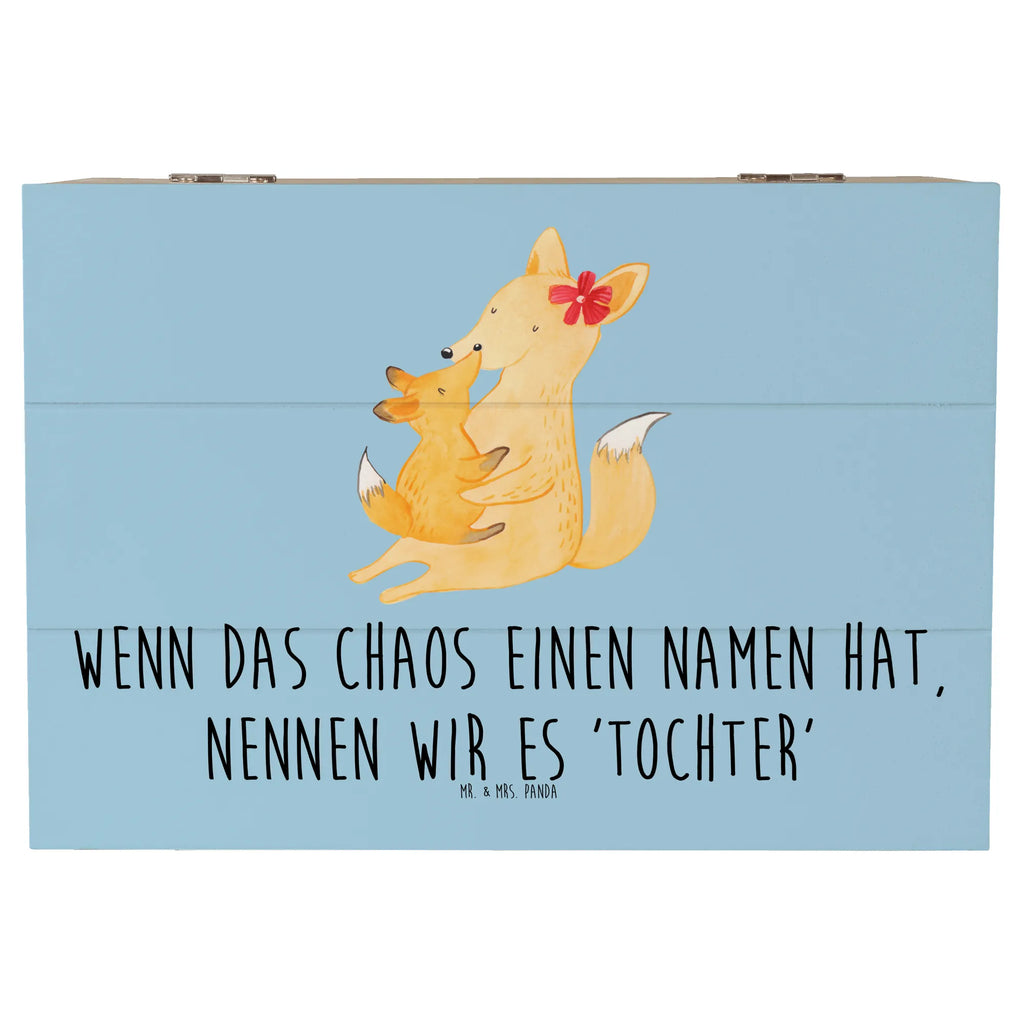 Holzkiste Chaos Tochter Truhe, Schatulle, Kiste, Dekokiste, Schatzkiste, Erinnerungsbox, Geschenkbox, Geschenkdose, Erinnerungskiste, Holzkiste, XXL, Aufbewahrungsbox, Familie, Vatertag, Muttertag, Bruder, Schwester, Mama, Papa, Oma, Opa