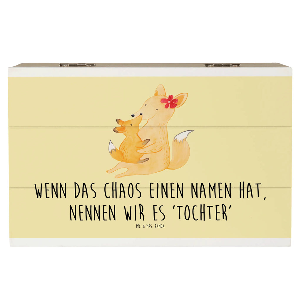 Holzkiste Chaos Tochter Truhe, Schatulle, Kiste, Dekokiste, Schatzkiste, Erinnerungsbox, Geschenkbox, Geschenkdose, Erinnerungskiste, Holzkiste, XXL, Aufbewahrungsbox, Familie, Vatertag, Muttertag, Bruder, Schwester, Mama, Papa, Oma, Opa