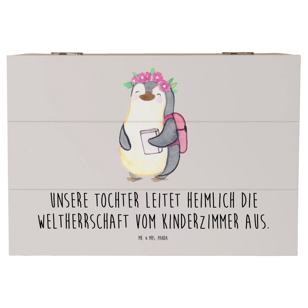 Holzkiste Tochter Weltherrschaft Erinnerungskiste, XXL, Geschenkdose, Truhe, Schatzkiste, Aufbewahrungsbox, Holzkiste, Kiste, Schatulle, Erinnerungsbox, Geschenkbox, Dekokiste, Familie, Vatertag, Muttertag, Bruder, Schwester, Mama, Papa, Oma, Opa
