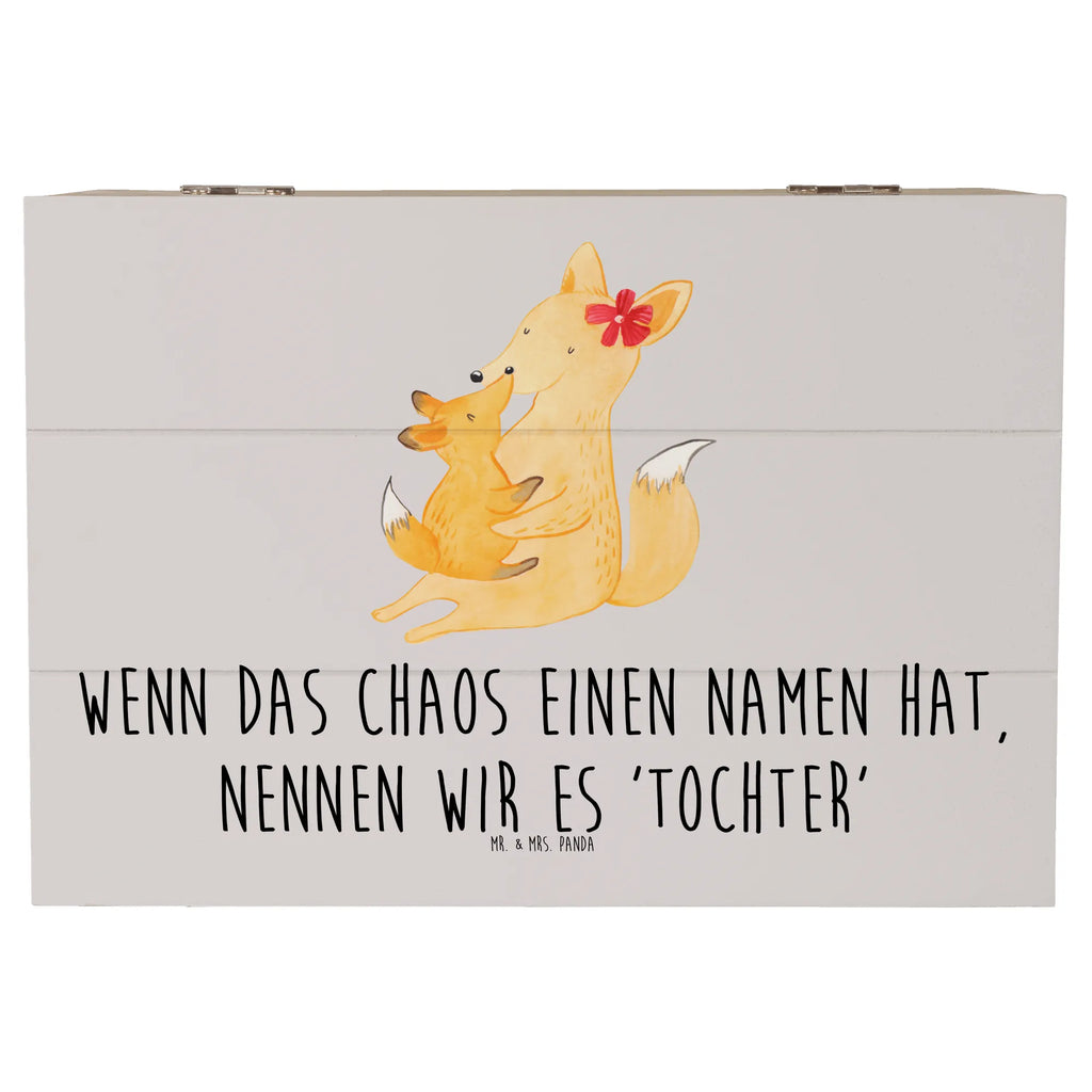 Holzkiste Chaos Tochter Truhe, Schatulle, Kiste, Dekokiste, Schatzkiste, Erinnerungsbox, Geschenkbox, Geschenkdose, Erinnerungskiste, Holzkiste, XXL, Aufbewahrungsbox, Familie, Vatertag, Muttertag, Bruder, Schwester, Mama, Papa, Oma, Opa