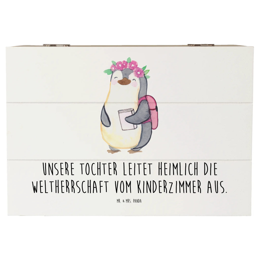 Holzkiste Tochter Weltherrschaft Erinnerungskiste, XXL, Geschenkdose, Truhe, Schatzkiste, Aufbewahrungsbox, Holzkiste, Kiste, Schatulle, Erinnerungsbox, Geschenkbox, Dekokiste, Familie, Vatertag, Muttertag, Bruder, Schwester, Mama, Papa, Oma, Opa