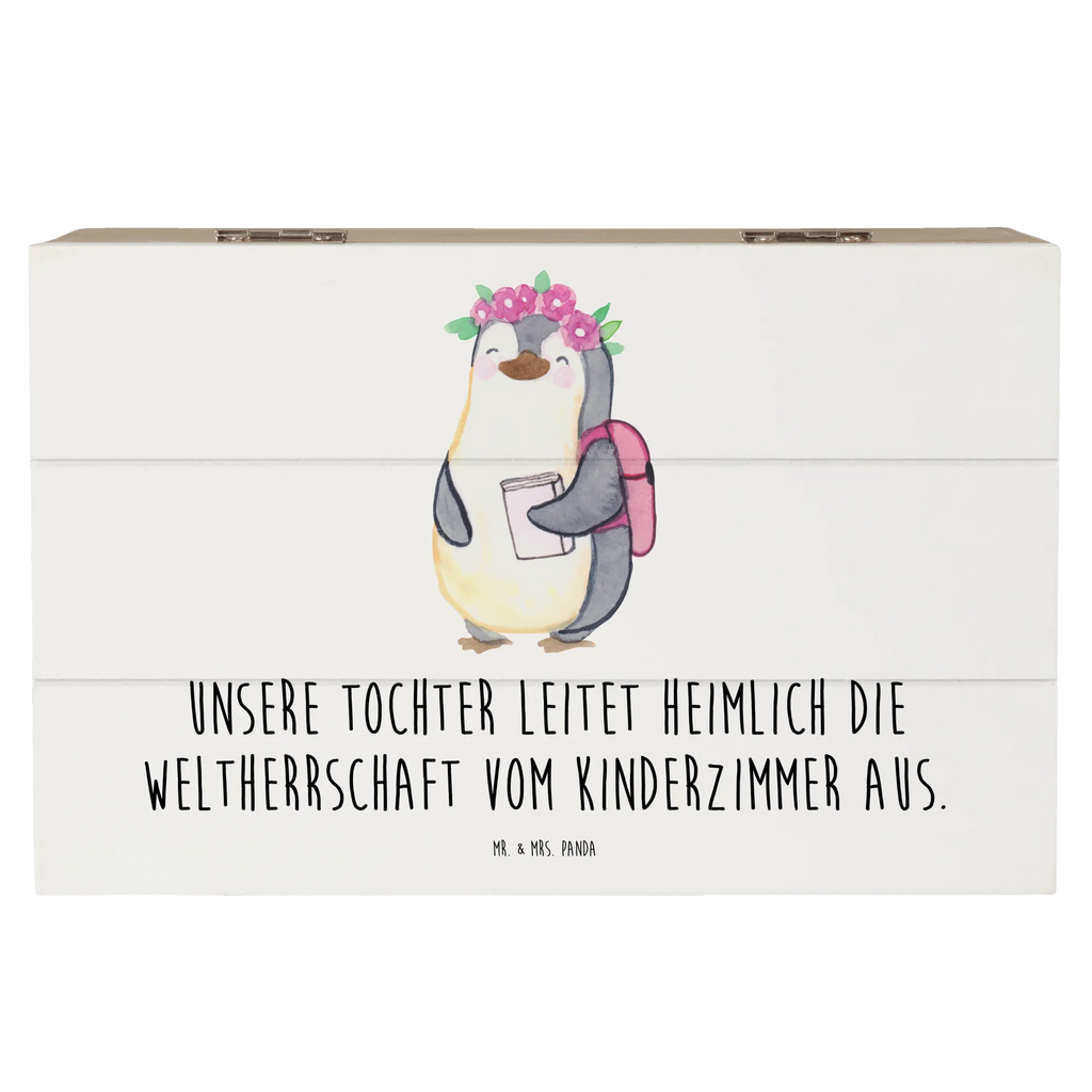 Holzkiste Tochter Weltherrschaft Erinnerungskiste, XXL, Geschenkdose, Truhe, Schatzkiste, Aufbewahrungsbox, Holzkiste, Kiste, Schatulle, Erinnerungsbox, Geschenkbox, Dekokiste, Familie, Vatertag, Muttertag, Bruder, Schwester, Mama, Papa, Oma, Opa