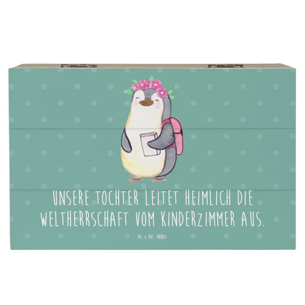 Holzkiste Tochter Weltherrschaft Erinnerungskiste, XXL, Geschenkdose, Truhe, Schatzkiste, Aufbewahrungsbox, Holzkiste, Kiste, Schatulle, Erinnerungsbox, Geschenkbox, Dekokiste, Familie, Vatertag, Muttertag, Bruder, Schwester, Mama, Papa, Oma, Opa