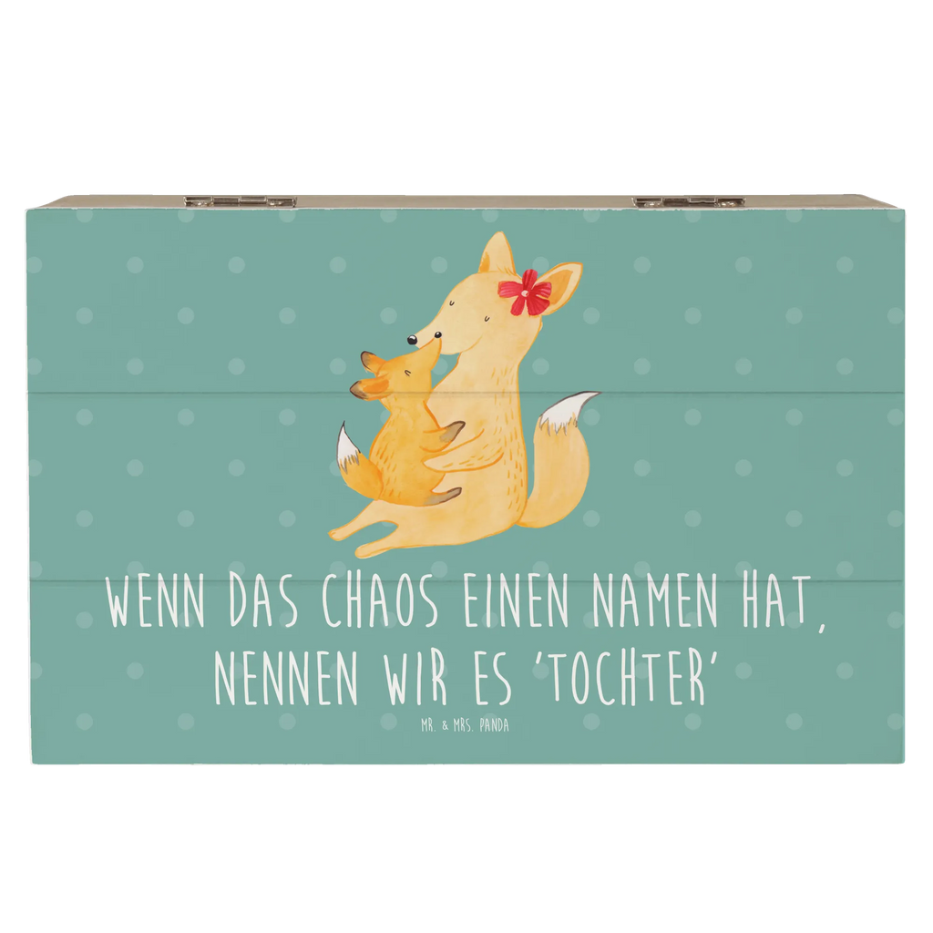 Holzkiste Chaos Tochter Truhe, Schatulle, Kiste, Dekokiste, Schatzkiste, Erinnerungsbox, Geschenkbox, Geschenkdose, Erinnerungskiste, Holzkiste, XXL, Aufbewahrungsbox, Familie, Vatertag, Muttertag, Bruder, Schwester, Mama, Papa, Oma, Opa