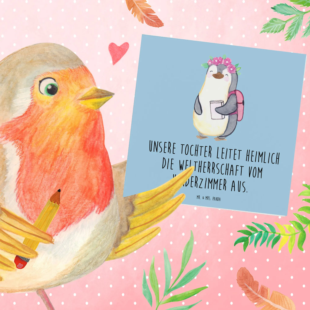 Deluxe Karte Tochter Weltherrschaft Grußkarte, Hochwertige Klappkarte, Karte, Glückwunschkarte, Hochzeitskarte, Geburtstagskarte, Klappkarte, Einladungskarte, Hochwertige Grußkarte, Familie, Vatertag, Muttertag, Bruder, Schwester, Mama, Papa, Oma, Opa