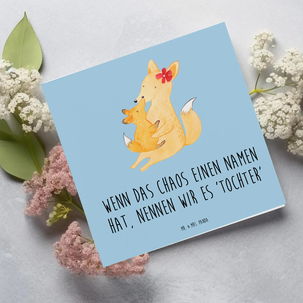 Deluxe Card Wenn das Chaos einen Namen hat, nennen wir es 'Tochter' Geburtstagskarte, Glückwunschkarte, Einladungskarte, Klappkarte, Karte, Grußkarte, Hochwertige Grußkarte, Hochzeitskarte, Hochwertige Klappkarte, Familie, Vatertag, Muttertag, Bruder, Schwester, Mama, Papa, Oma, Opa