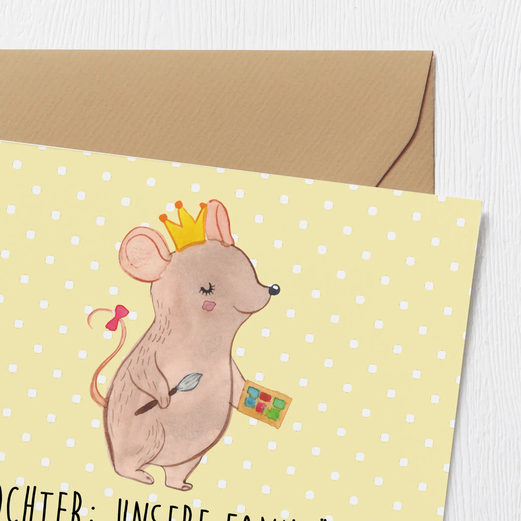 Deluxe Card Tochter: Unsere familiäre Wetterfee. Die Stimmung immer wechselhaft! Hochwertige Klappkarte, Geburtstagskarte, Hochzeitskarte, Hochwertige Grußkarte, Karte, Glückwunschkarte, Einladungskarte, Grußkarte, Klappkarte, Familie, Vatertag, Muttertag, Bruder, Schwester, Mama, Papa, Oma, Opa